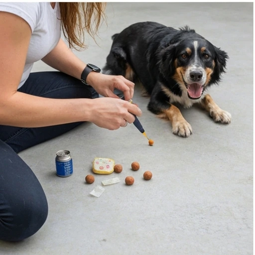Dog training exercise